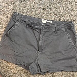 Charcoal Women's Cargo Shorts